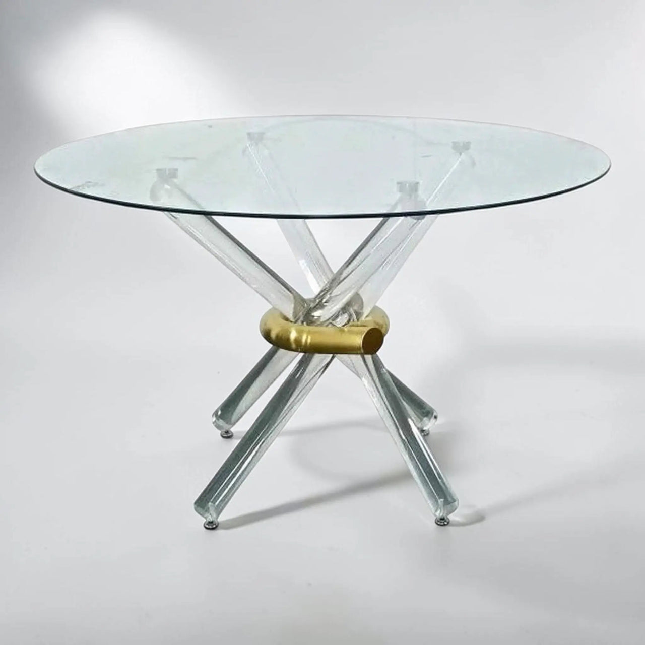 Noor Eettafel Brush Gold 120Ø Bazaarwinkel