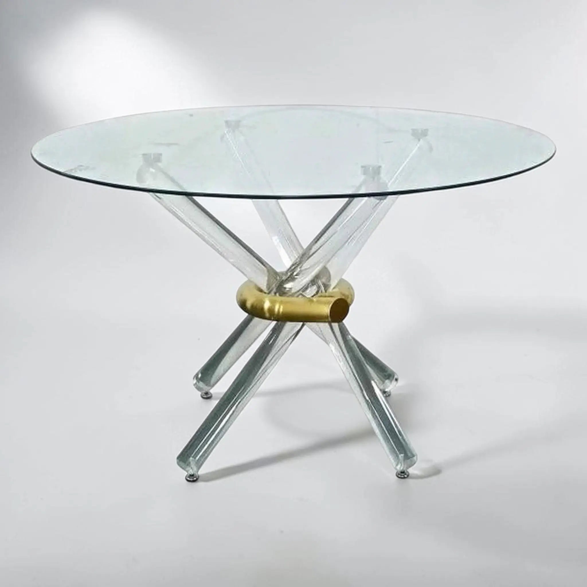 Noor Eettafel Brush Gold 120Ø Bazaarwinkel