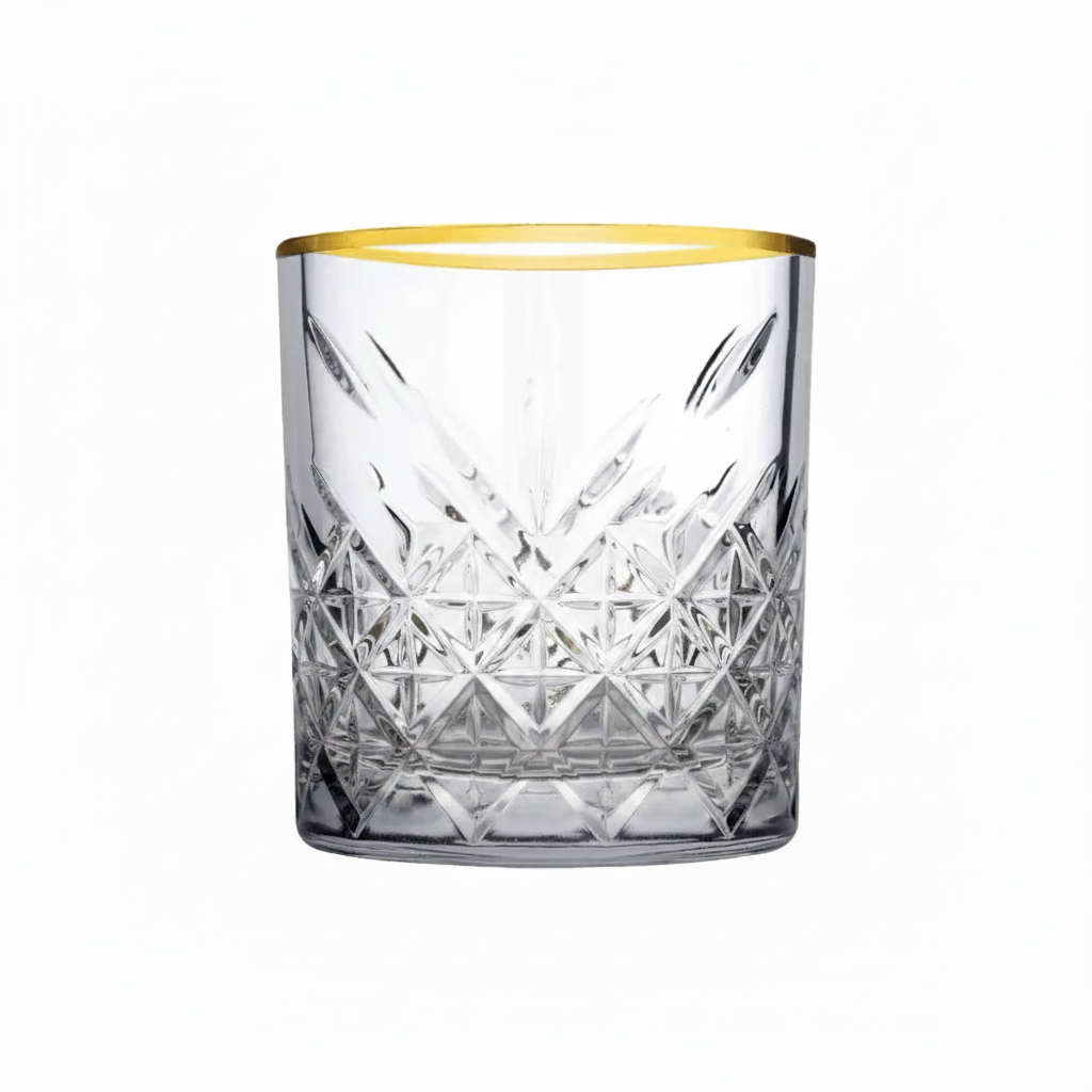Drinkglazen Timeless Goldline 4 stuks - Bazaarwinkel