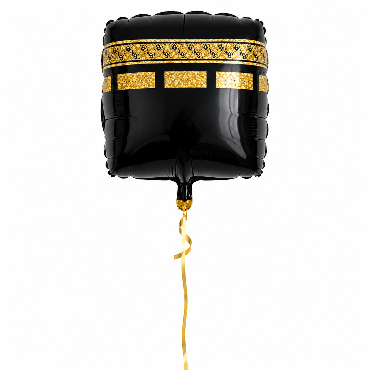 Zwart-gouden Kaäba folieballon voor umrah en hadj