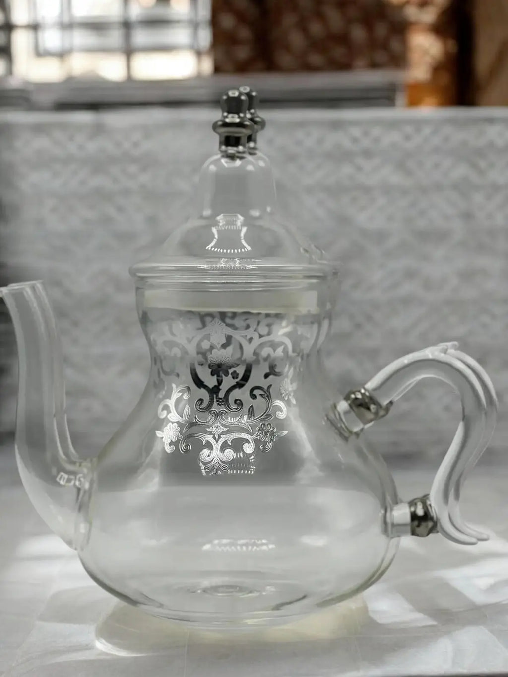 Theepot Ifran zilver - Bazaarwinkel