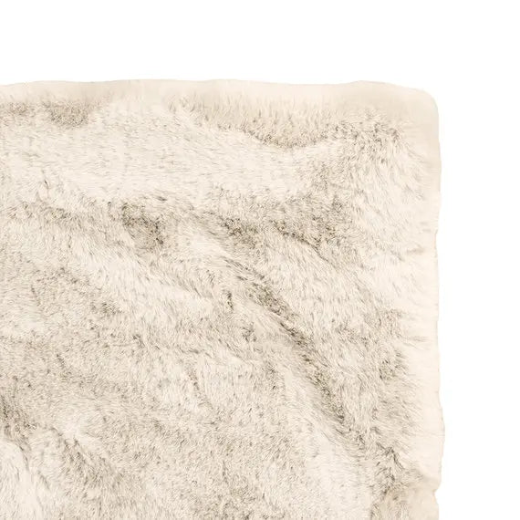 Fluffy Tapijt Crème - Bazaarwinkel