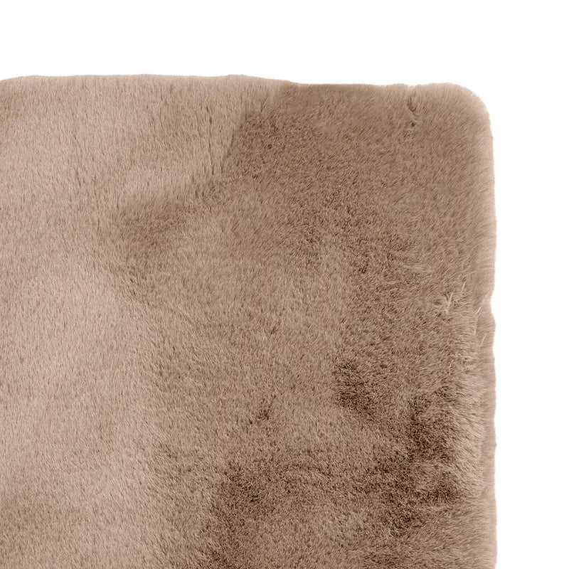 Fluffy Tapijt Taupe - Bazaarwinkel